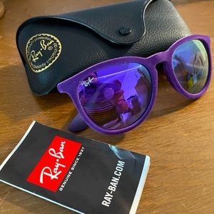 Purple Mirrored Ray-Ban Women’s Sunglasses